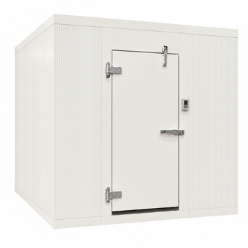 Commercial walk-in freezers designed for large-scale frozen storage with insulated panels.