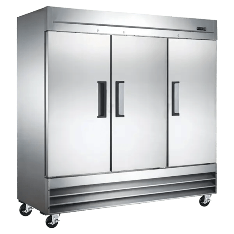 Ancaster Food Equipment AFE SF72 81-Inch 3-Door Solid Reach-In Freezer