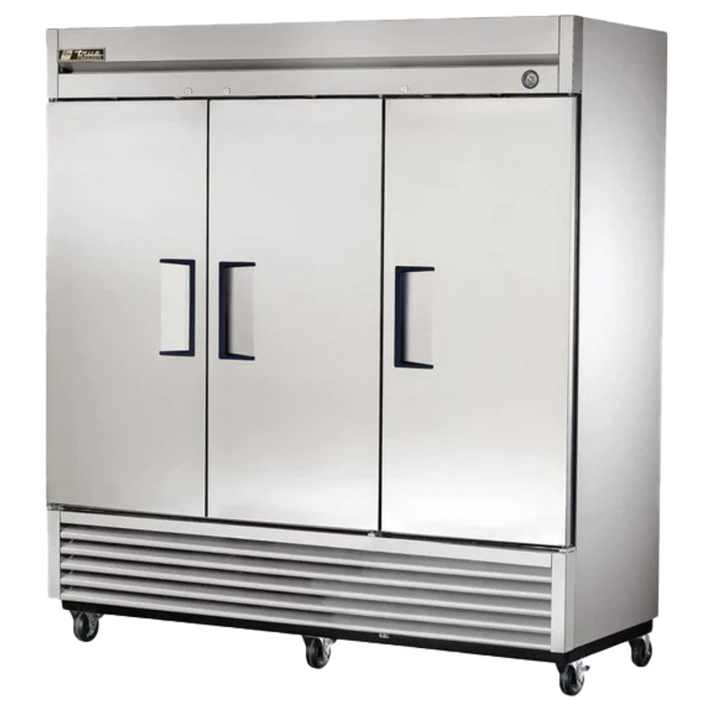 Ancaster Food Equipment Refurbished True T-72 78.1-Inch 3-Door Solid Refrigerator