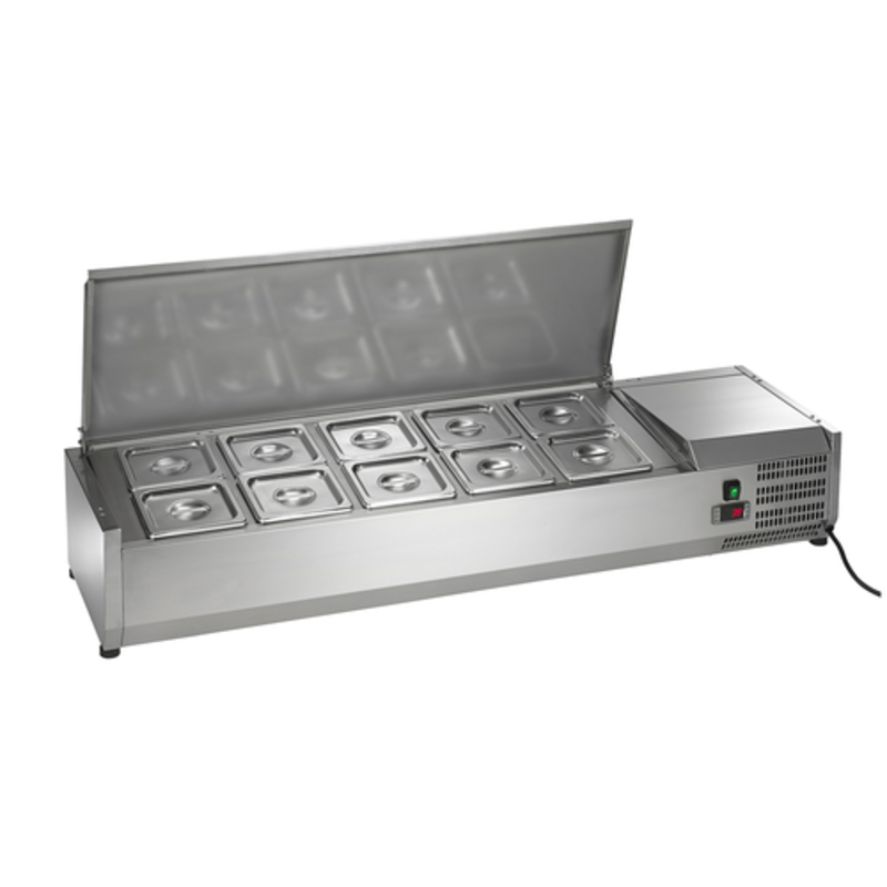 Arctic Air ACP55 55-Inch Commercial Countertop Refrigerated Prep Rail