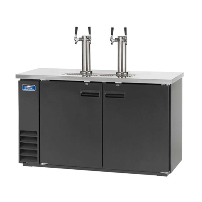 Arctic Air ADD60R-2 61-Inch Direct Draw Keg Cooler with Dual Tap Towers