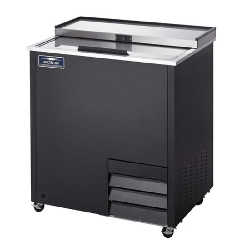 Arctic Air AGF24 24-Inch Commercial Glass Froster with Locking Sliding Lid