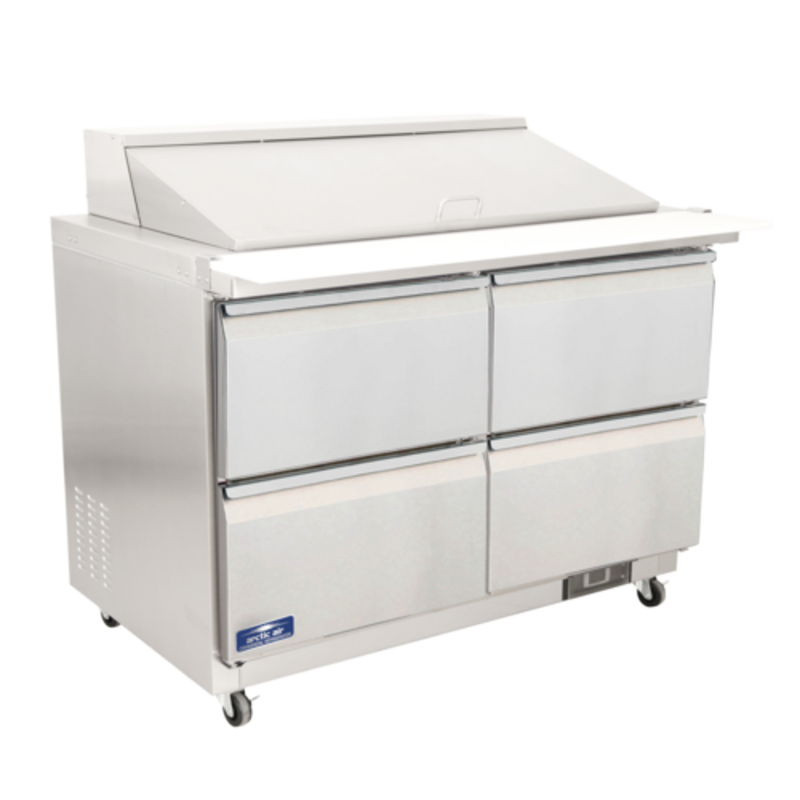 Arctic Air AMT(D)48R 48-Inch 4-Drawer Mega Top Refrigerated Prep Table