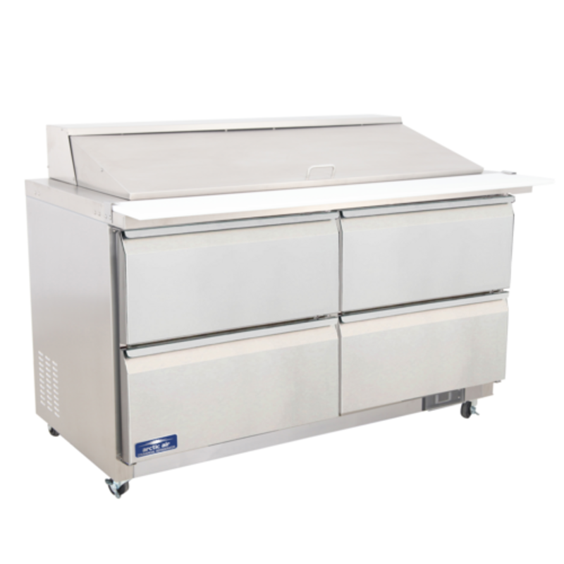 Arctic Air AMT(D)60R 61.25-Inch 4-Drawer Mega Top Refrigerated Prep Table