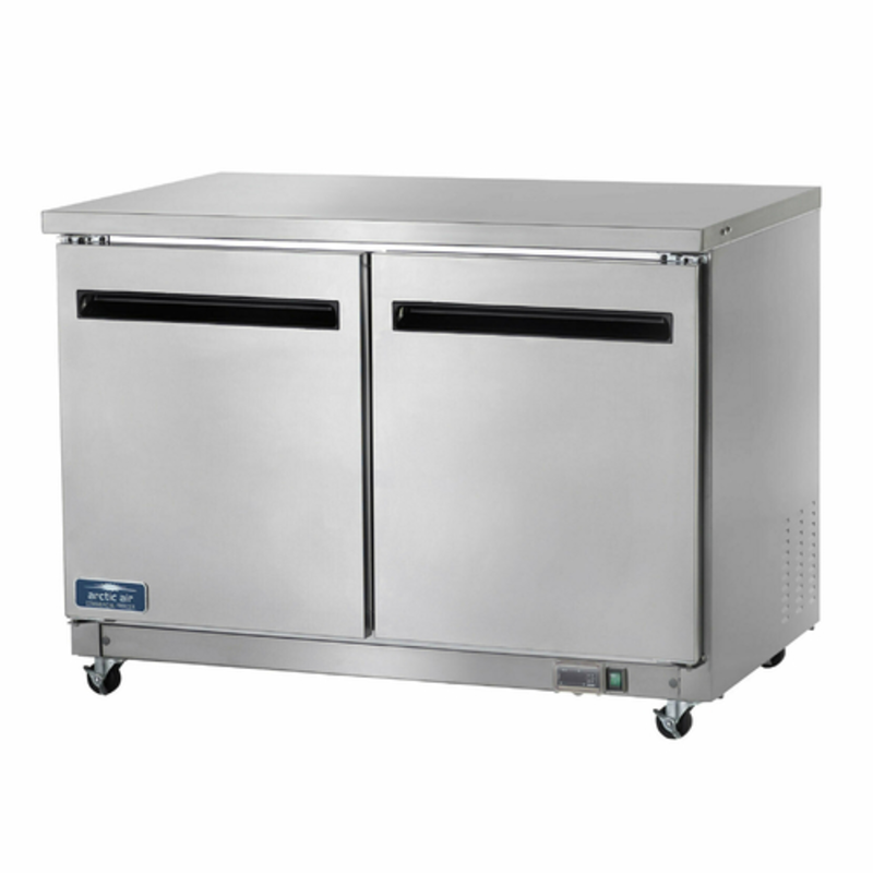 Arctic Air AUC48R 48-Inch Two-Door Commercial Refrigerated Worktop