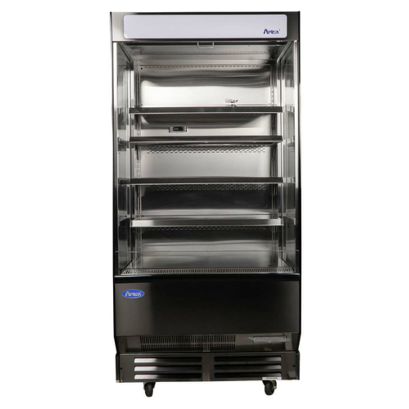 Atosa AOM-40B 39.6" Commercial Open Air Refrigerated Merchandiser