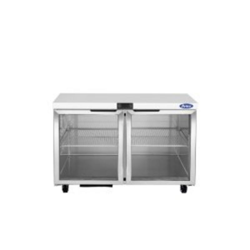 Atosa AUR48GD 48-Inch Commercial Glass Door Undercounter Refrigerator