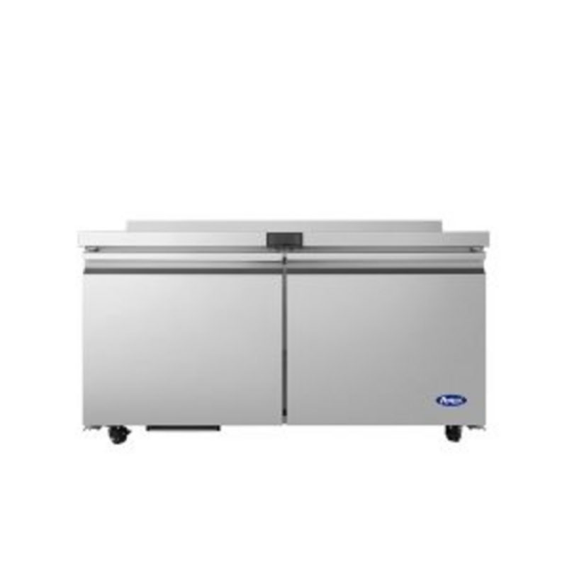 Atosa AWF60SD 60-Inch Commercial Worktop Freezer with Backsplash