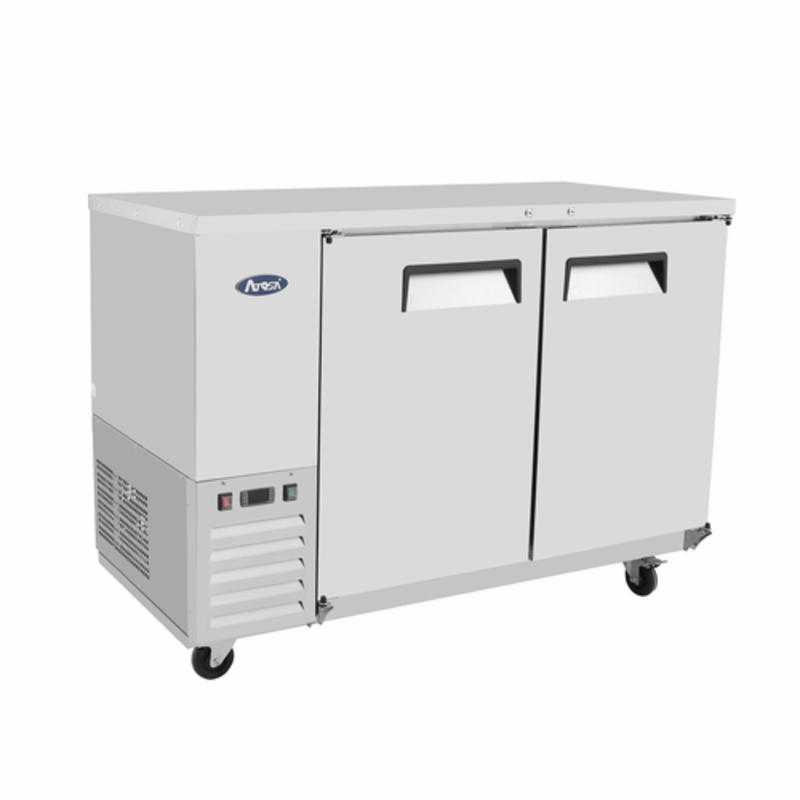 Atosa MBB48GR 48-Inch Two-Section Solid Door Back Bar Cooler