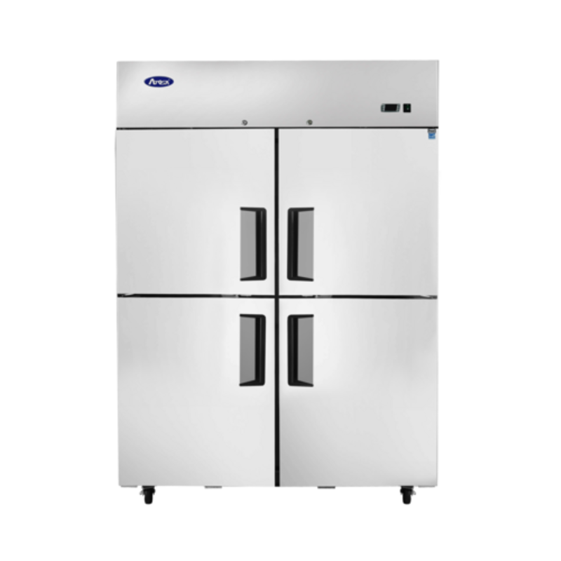 Atosa MBF8008GR Solid Half-Door Reach-In Commercial Freezer, 51.75-Inch Top-Mount