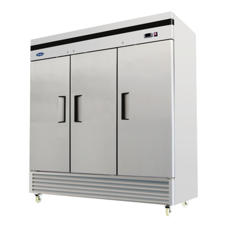 Atosa MBF8504GR 81.9-Inch Three-Section Solid Door Commercial Freezer