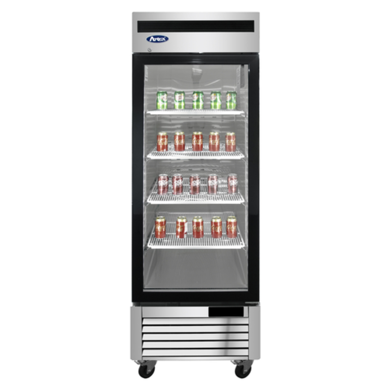 Atosa MCF8701GR 27-Inch Single-Section Glass Door Display Freezer