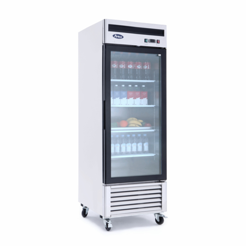Atosa MCF8705GR 27-Inch Single Glass Door Reach-In Refrigerator Merchandiser