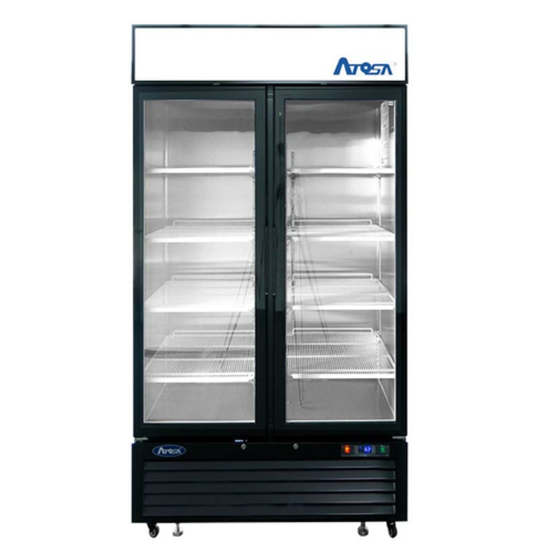 Atosa MCF8732GR 39.5-Inch 2-Door Glass Merchandiser Freezer