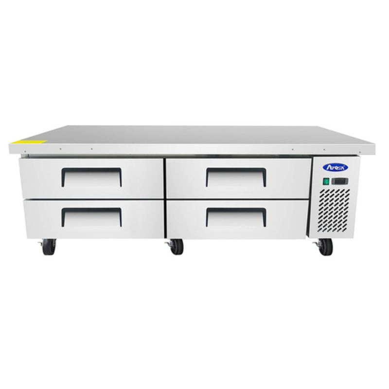 Atosa MGF8453GR 72.5-Inch Refrigerated Equipment Stand and Chef Base