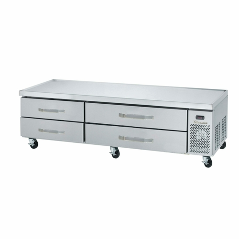 Blue Air BACB86M-HC 86-Inch 4-Drawer Commercial Refrigerated Chef Base