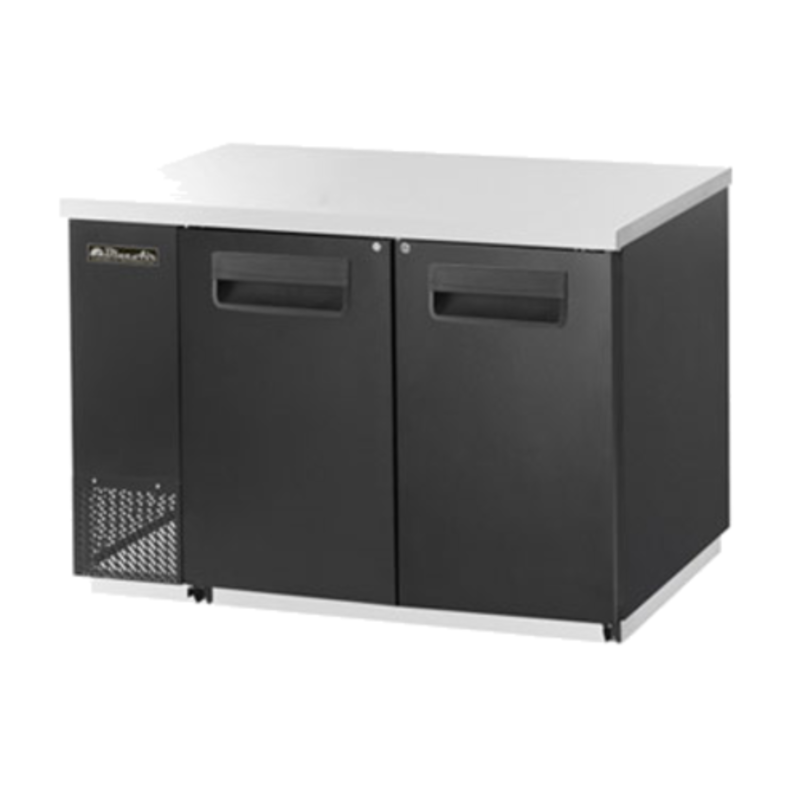 Blue Air BBB59-2S-HC 59" Two-Door Solid Refrigerated Back Bar Cooler