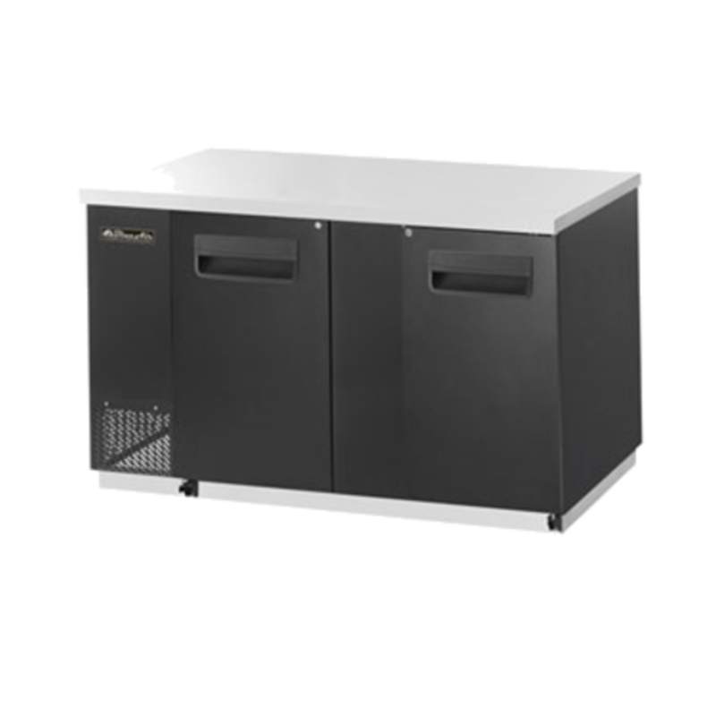 Blue Air BBB69-3S-HC 69-1/8" Stainless Steel Solid Door Back Bar Refrigerator