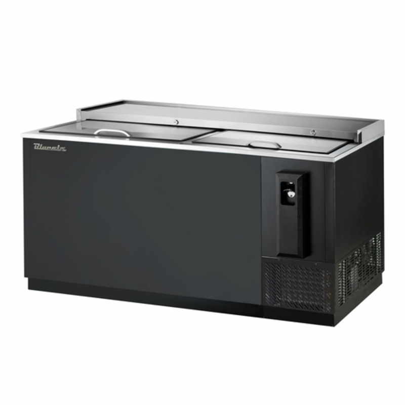 Blue Air BBC-65B-HC 64.5-Inch Black Vinyl Bottle Cooler - 20.1 Cu. Ft.