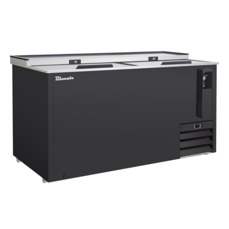 Blue Air 64-3/8" Slide Top Beverage Cooler BLBC-65B-HC