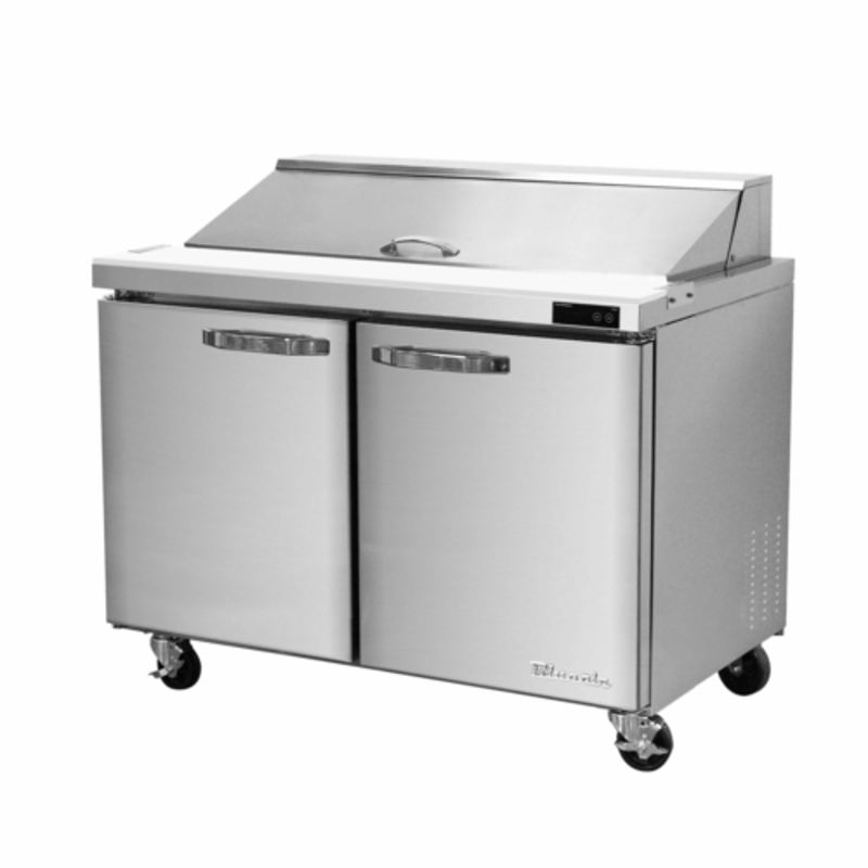 Blue Air BLPT36-HC 36.5" 2-Door Refrigerated Sandwich & Salad Prep Table