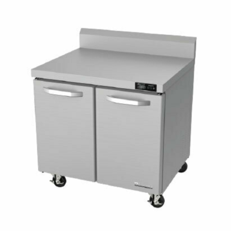 Blue Air BLUF36-WT-HC 36-Inch Two-Section Commercial Worktop Freezer