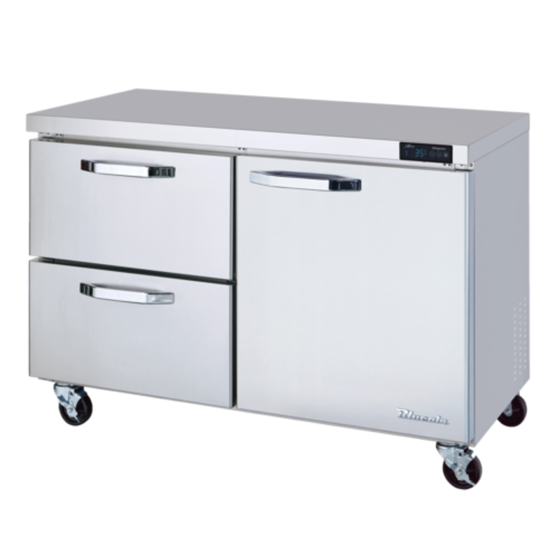 Blue Air BLUR60-D2L-HC 60-1/2" Undercounter Refrigerator with 1 Door & 2 Drawers - 13.1 cu. ft.