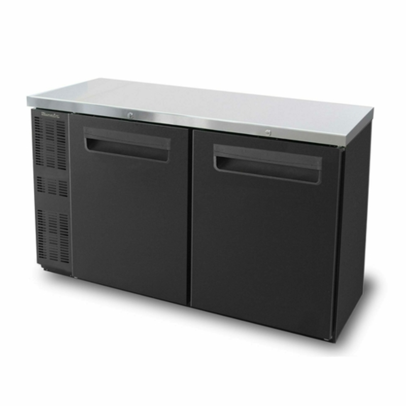 Bluenix BNB-60BT-HC 60-Inch Solid Door Narrow Back Bar Cooler