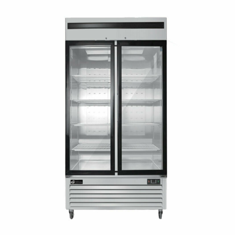EFI Versa-Chill C2-39GDSVC 35.3 Cu. Ft. Two-Door Glass Merchandiser Refrigerator