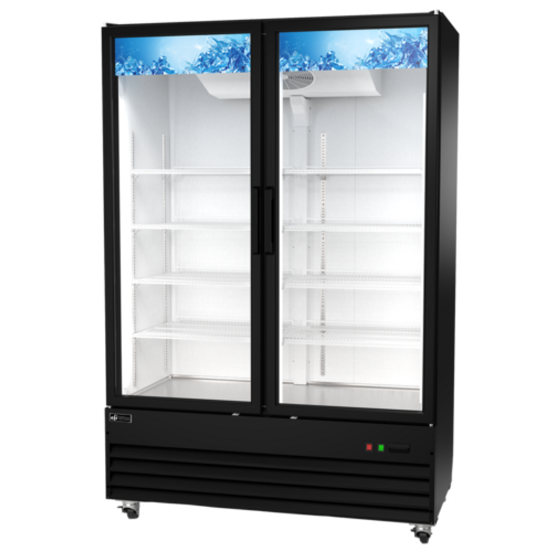 EFI C2-54GDX 54-Inch Two-Door Glass Merchandiser Cooler