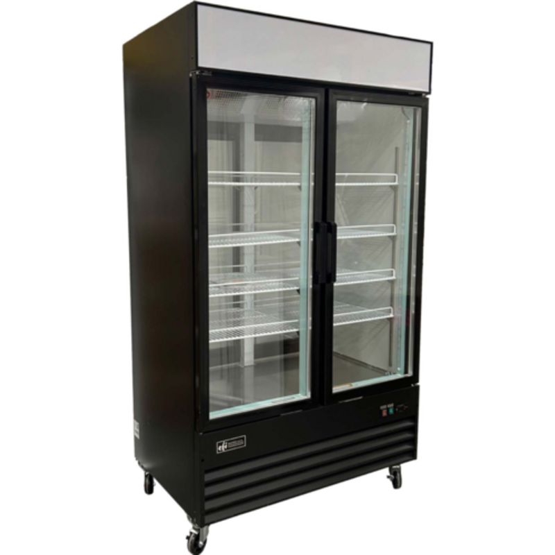 EFI C2P-48GDVCX 48-Inch Pass-Through Display Refrigerator with Glass Doors