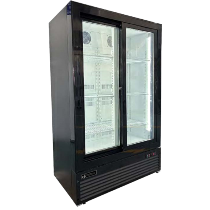 EFI C2S-3656GD 35.4-Inch Versa Chill Glass Sliding Door Merchandiser Refrigerator