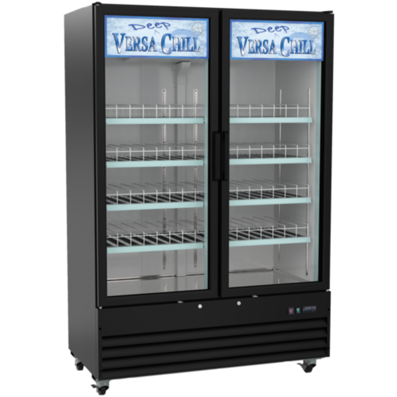 EFI C2Z-54GDVCX Versa Chill X-Line 54-Inch Double Glass Door Merchandiser Refrigerator
