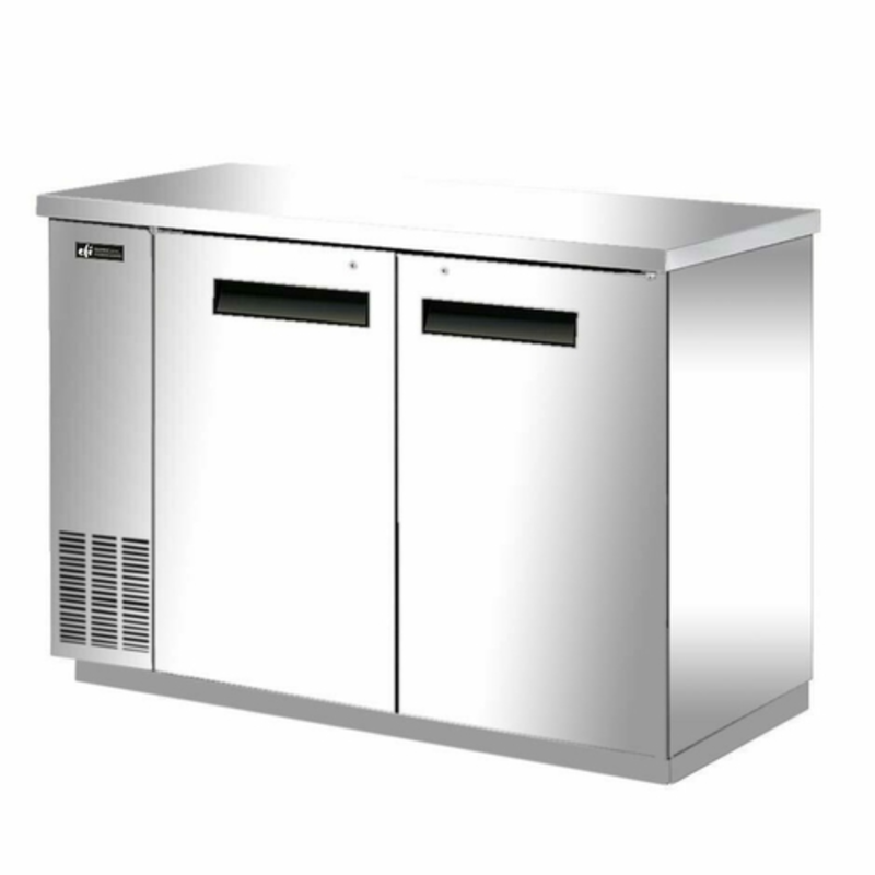 EFI CBBSDR2-48CC 48.8-Inch Two-Door Refrigerated Back Bar Cooler