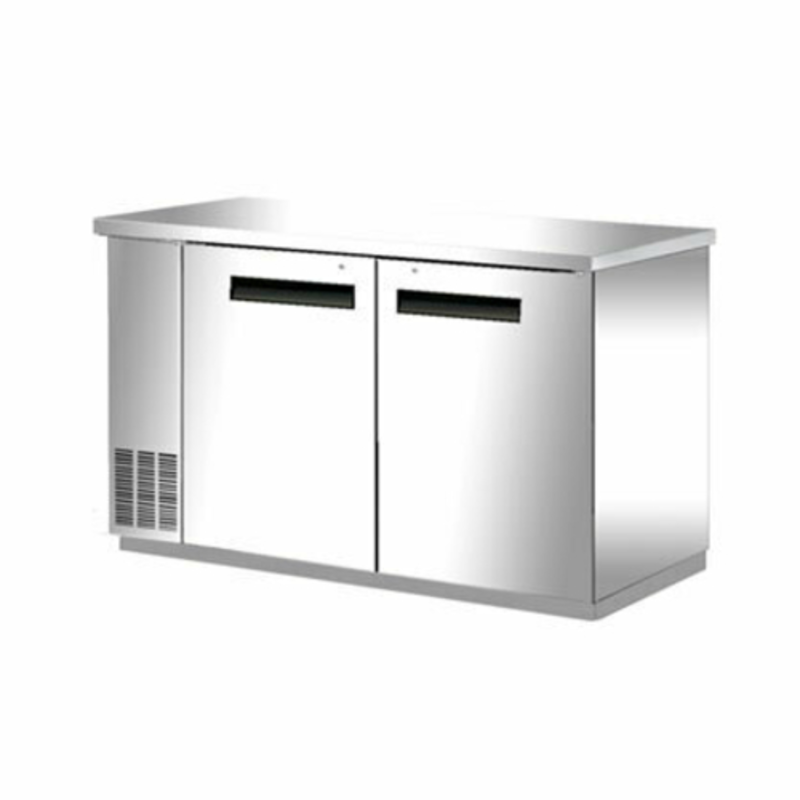 EFI Classic-Chill CBBSDR2-60CC 60.8-Inch Two-Door Refrigerated Back Bar Cabinet