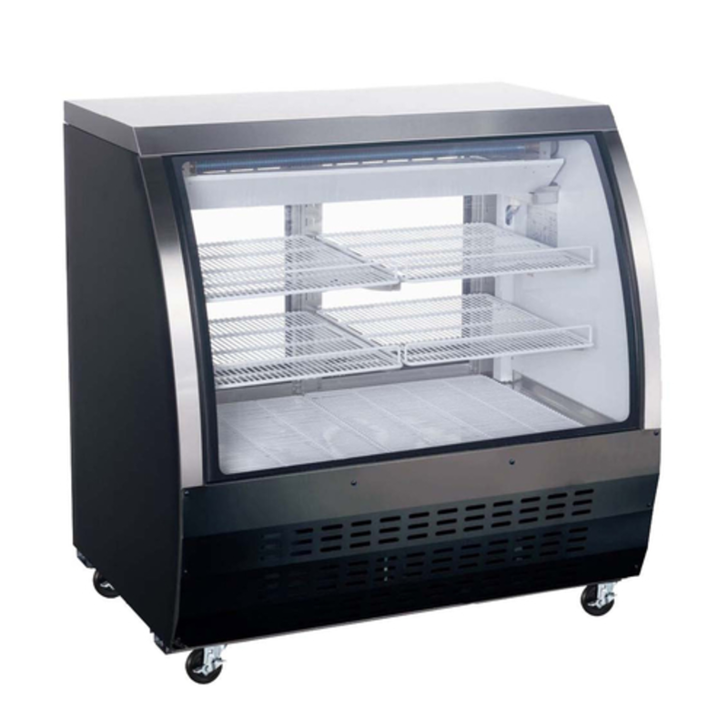 EFI CDC-36 36-Inch Curved Glass Full-Service Deli Showcase