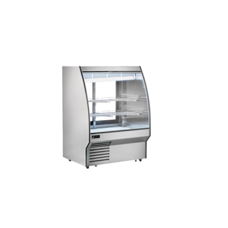 EFI CDCSC-36 36.3-Inch Curved Glass Refrigerated Deli Merchandiser