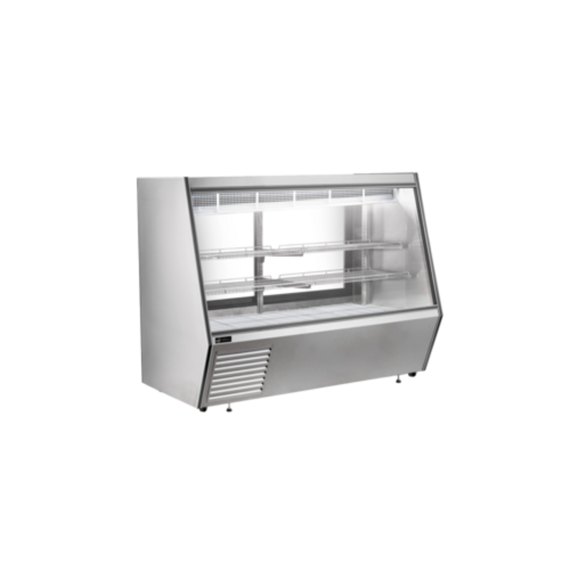 EFI CDCSS-72 71.7-Inch Refrigerated Deli Display Showcase with Bottom Storage