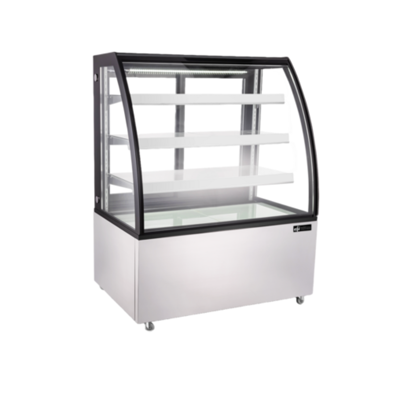 EFI CGCM-4956 48.8-Inch Curved Glass Refrigerated Merchandiser Case