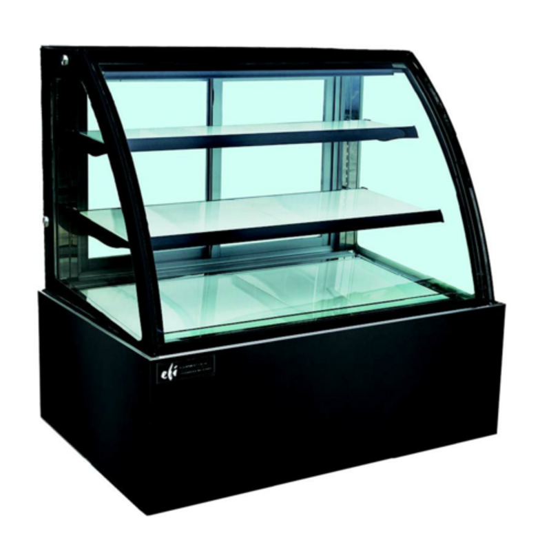 EFI CGCM-7147 70.9-Inch Curved Glass Deli Merchandiser