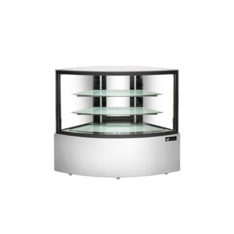 EFI 58.4" Versa Series Refrigerated Corner Display Case CGCRM-5948