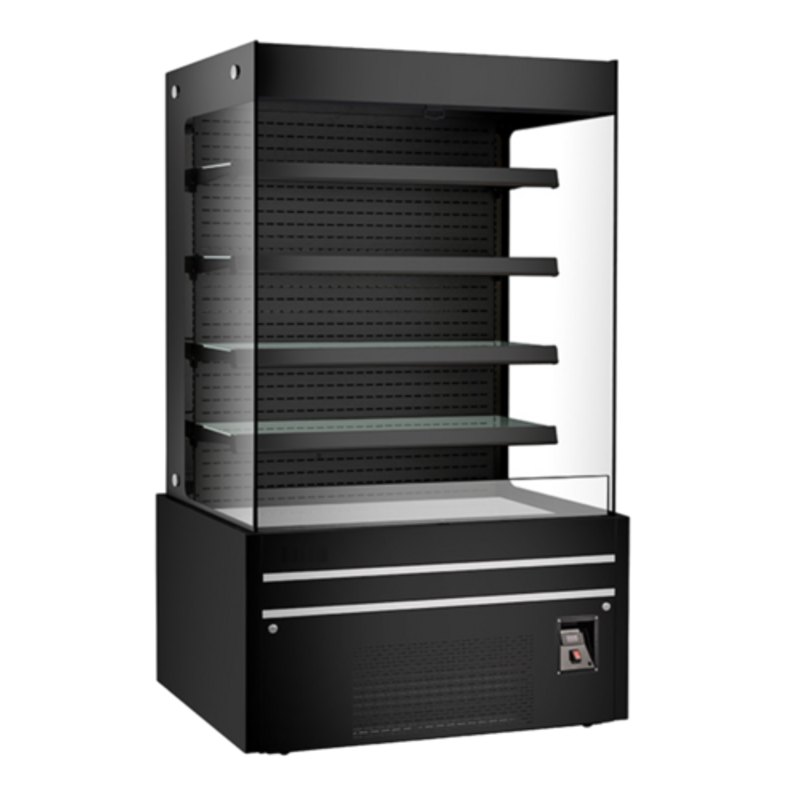 EFI CGOMB-4880 48" Black Open-Air Refrigerated Display Cooler