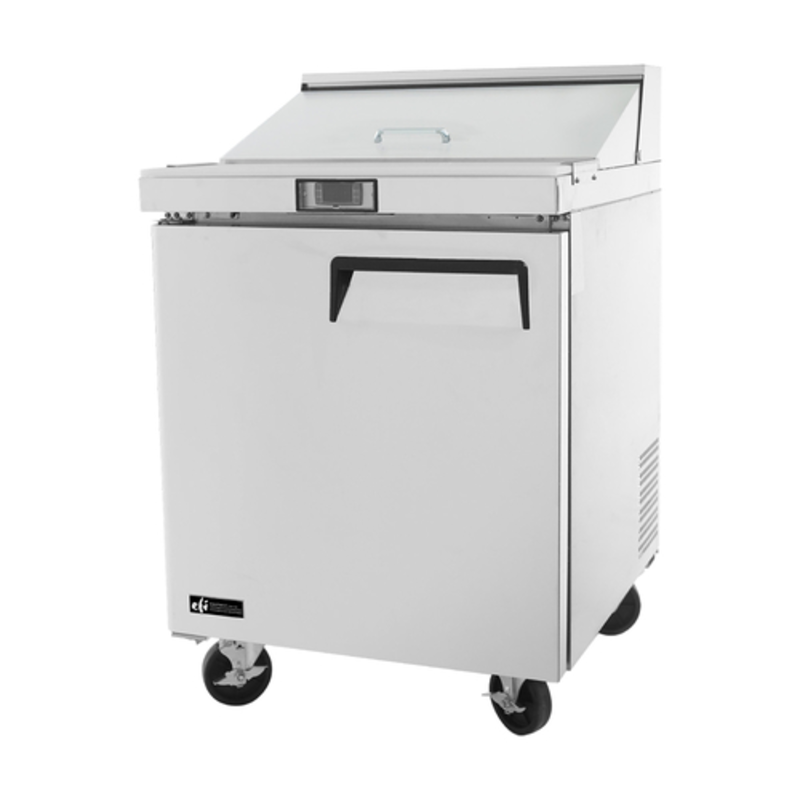EFI CSDR1-27VC-L 27.5-Inch Versa-Chill Single Door Refrigerated Prep Table