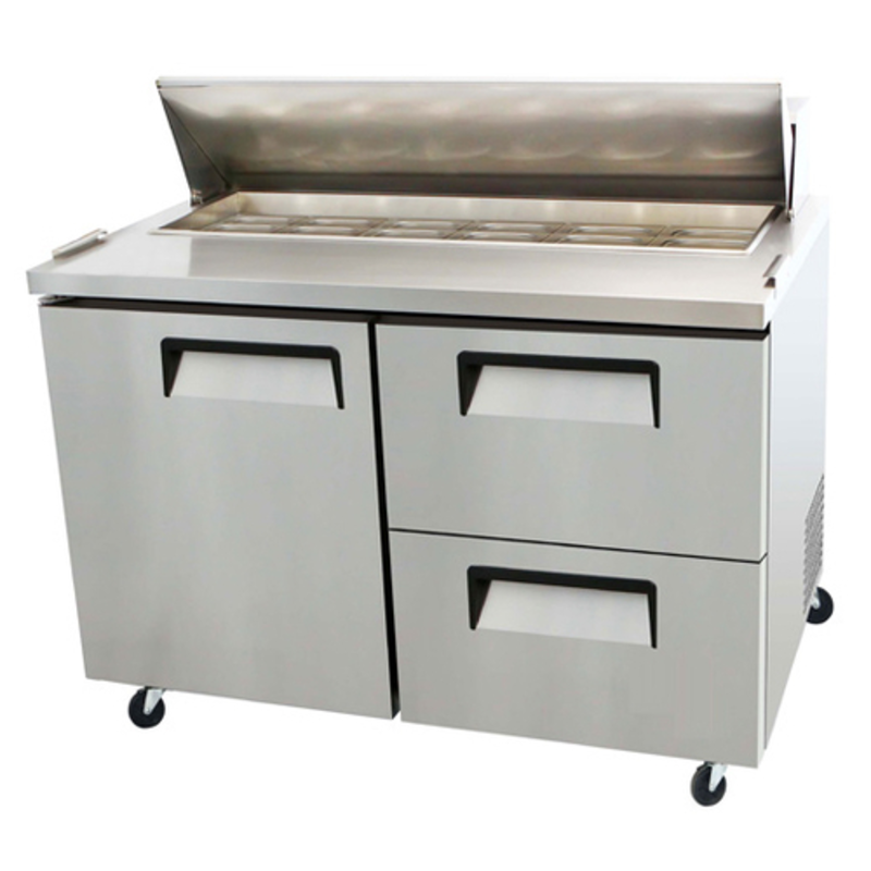 EFI Versa-Chill CSDW2-48VC 48.2" Refrigerated Sandwich Prep Table with Drawers