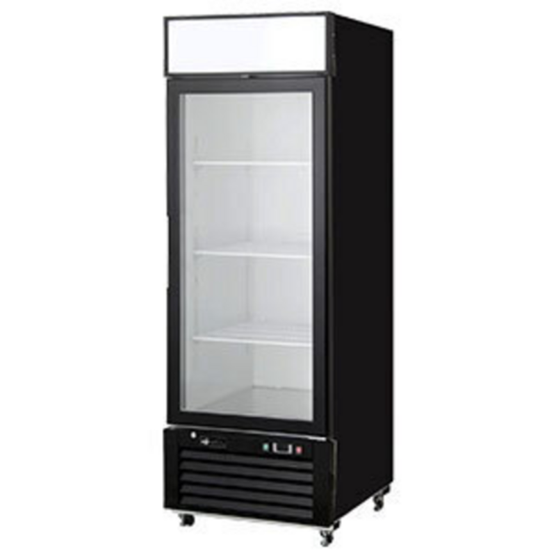 EFI F1-27GDVC-L Versa-Chill 27" Single Glass Door Display Freezer (Left Hinge)