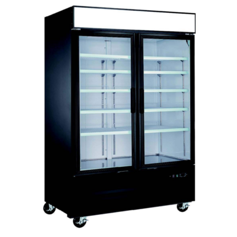 EFI F2-54GDVCX 54" 2-Door Glass Merchandising Freezer - 43.8 Cu. Ft.