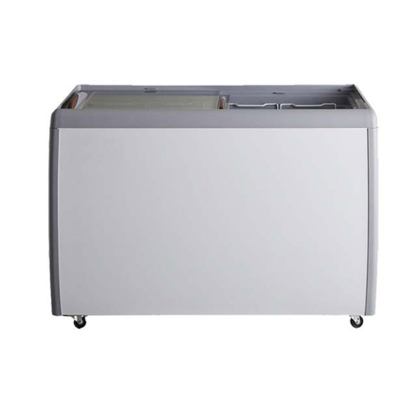 EFI FCFG-50 49.6-Inch Flat Glass Top Ice Cream Merchandiser, 13.1 Cu. Ft.