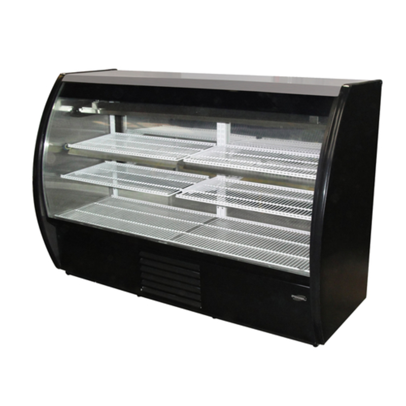 Fogel USA MIRAGE-4-DC-HC-G 48.5-Inch Refrigerated Deli and Bakery Showcase