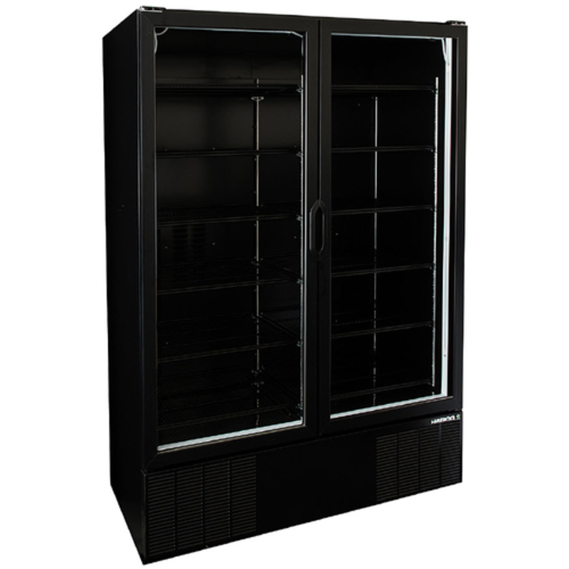 Habco ESM49HCBATD 54" 2-Door Refrigerated Display Merchandiser