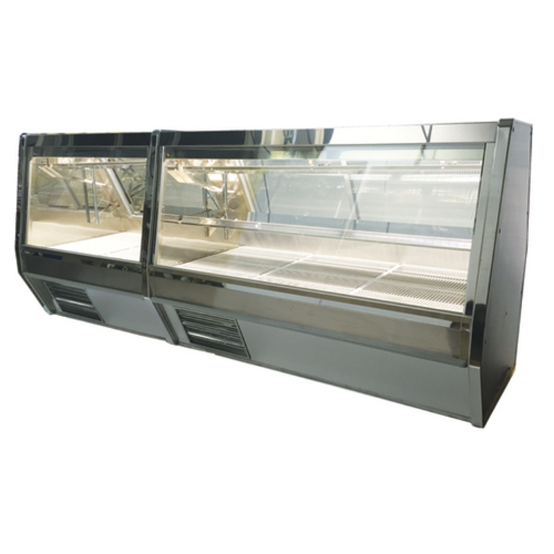 Howard-McCray SC-CDS40E-12-S-LED 148.5-Inch Stainless Steel Refrigerated Deli Showcase